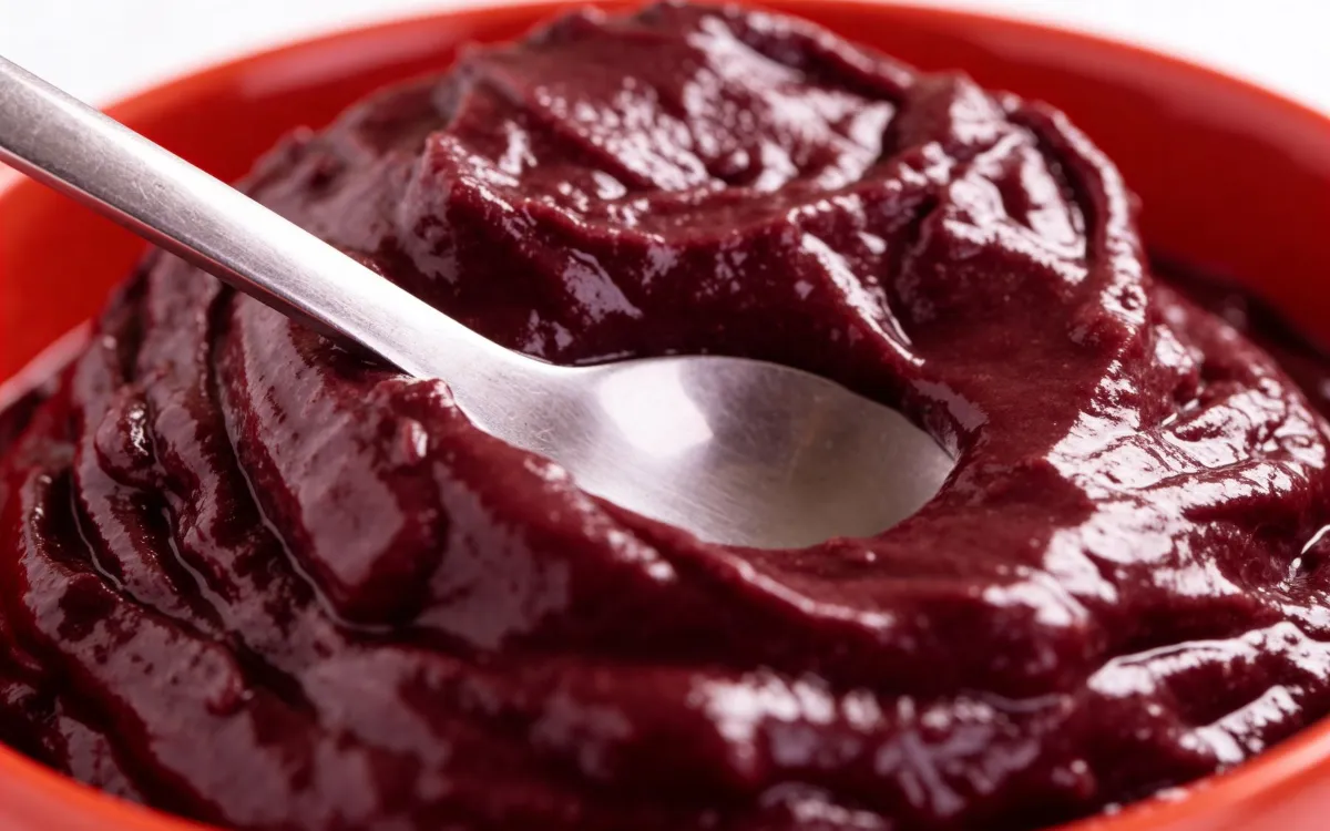 Tigela de açaí com colher