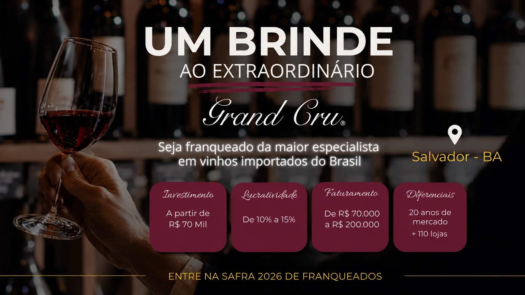 Seja Franqueado em Salvador Invista em um Modelo de Negócio Validado e em Expansão | R$ 70 mil