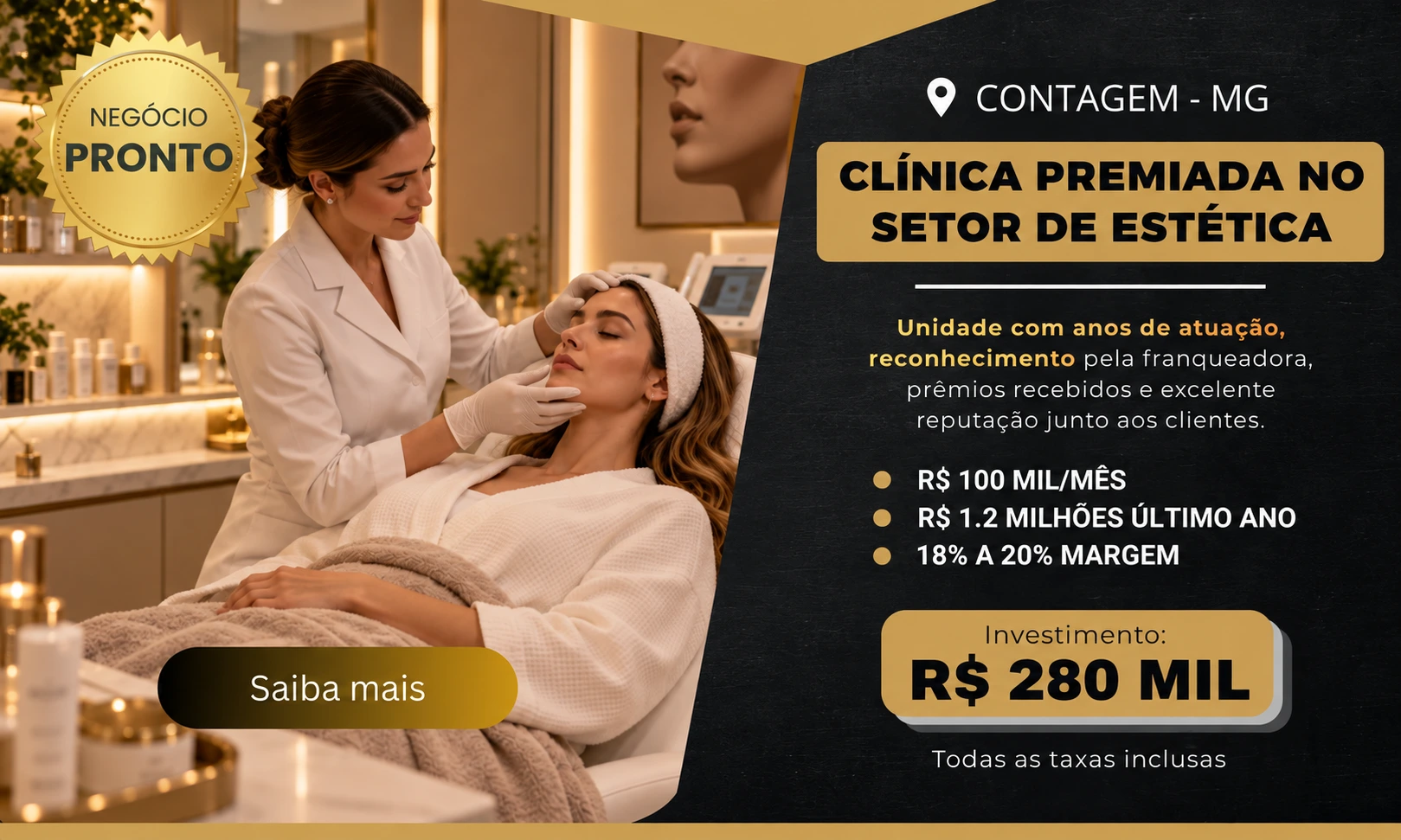 Galeria de Clínica de Estética Avançada à Venda em Contagem/MG |R$ 280 Mil