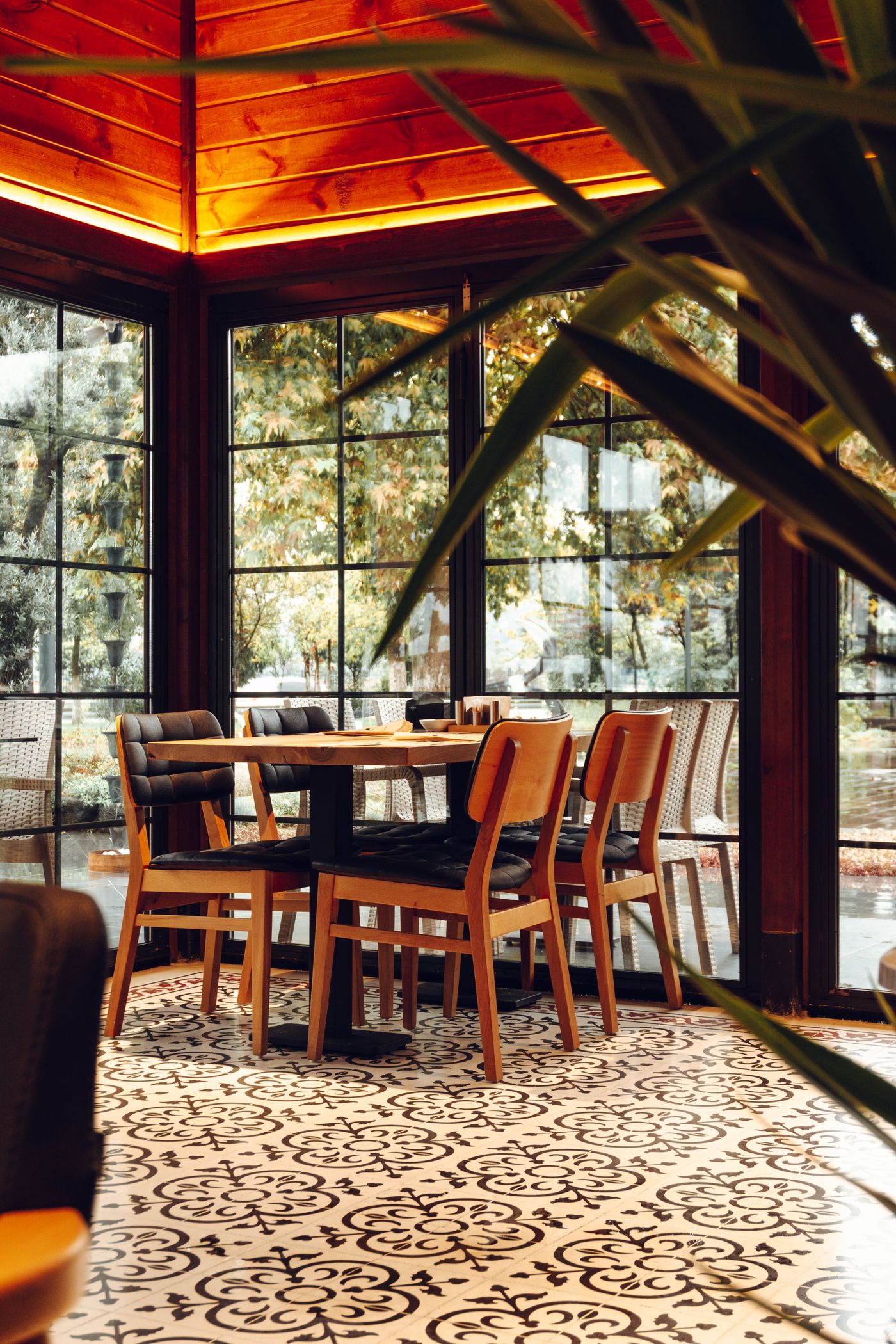 Ambiente ilustrativo de restaurante