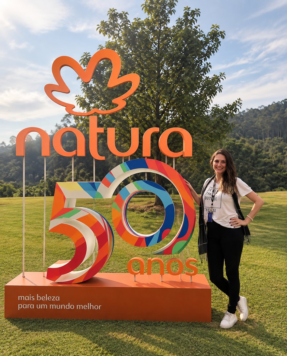 Roberta Bitelli em evento da Natura