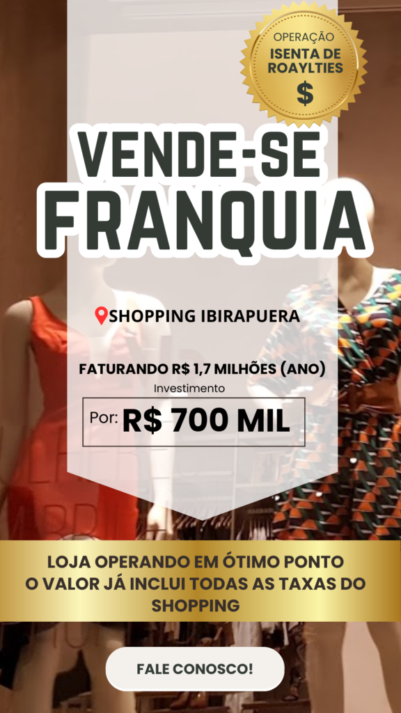 franquia Clube Morena Rosa, Shopping Ibirapuera, moda feminina, franquia de moda, repasse de franquia, oportunidade de negócio, loja no shopping, franquia no Ibirapuera, ponto comercial de shopping, franquia em São Paulo, franquia de sucesso, negócio rentável, loja de moda, moda feminina São Paulo, gestão de estoque, fidelização de clientes, vendas online, treinamento de equipe, vendas consultivas, promoções locais, marketing de influenciadores, moda no shopping, franquia no Brasil, rentabilidade de franquia, oportunidades de crescimento, melhoria de gestão, franqueado em São Paulo.