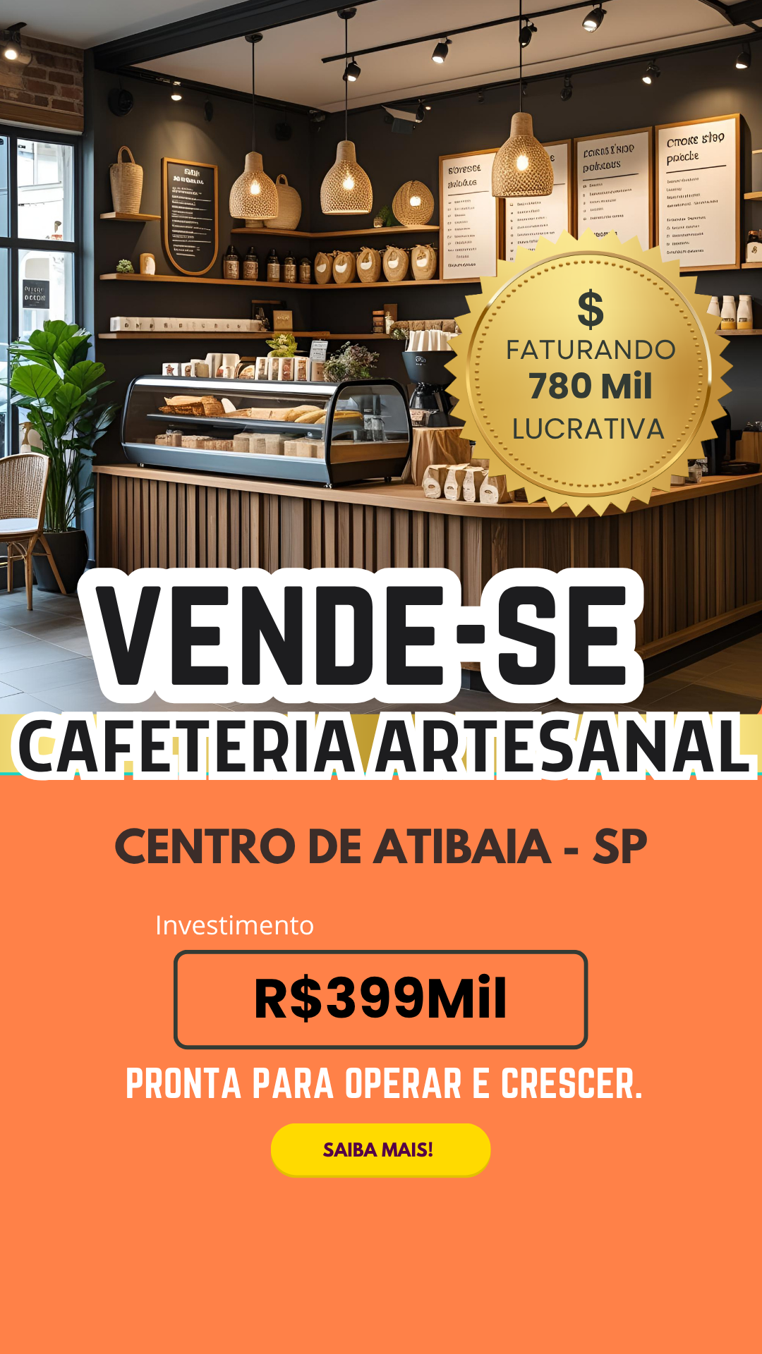 Cafeteria em Atibaia